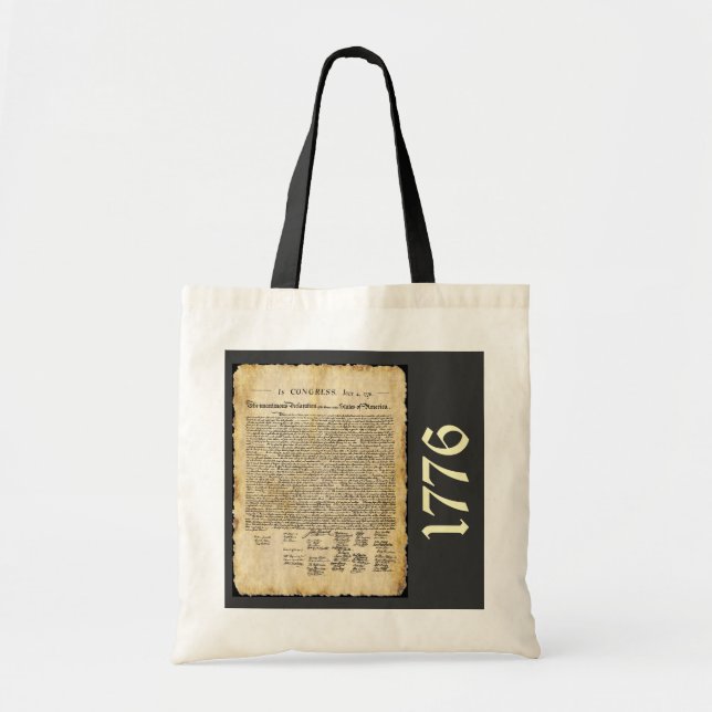 Declaration of Independence Tote Bag (Front)