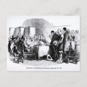 Declaration of Independency Postcard