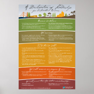 Declaration of Leadership Poster
