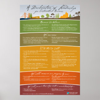 Declaration of Leadership Poster