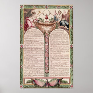 Declaration of the Rights of Man, 1793 Poster