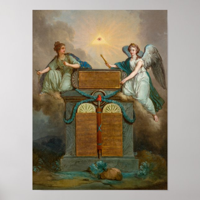 Declaration of the Rights of Man and of Citizen Poster (Front)