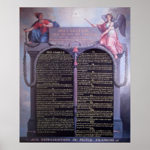 Declaration of the Rights of Man Poster