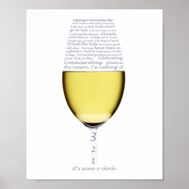 Declaration of wine o clock poster (Front)