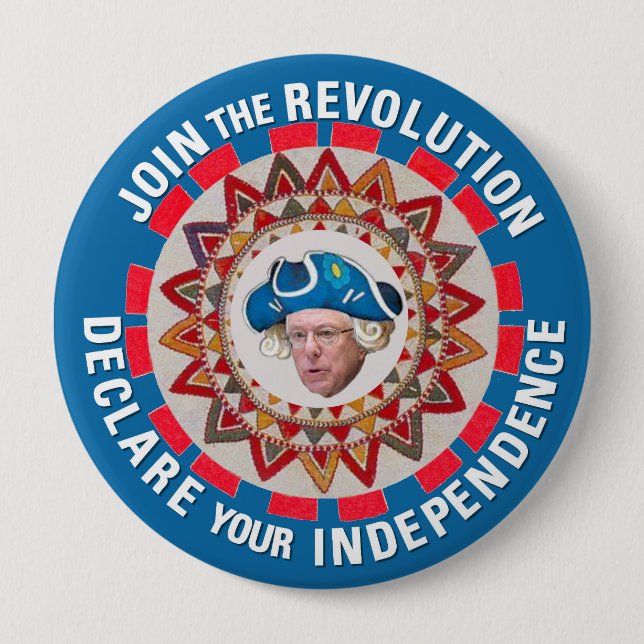 Declare your Independence 10 Cm Round Badge (Front)
