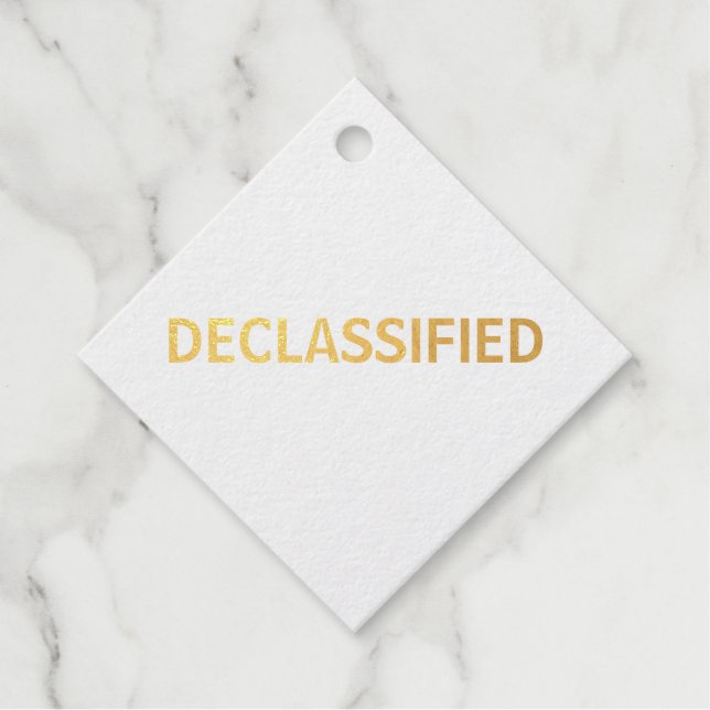 declassified favour tags (Front)