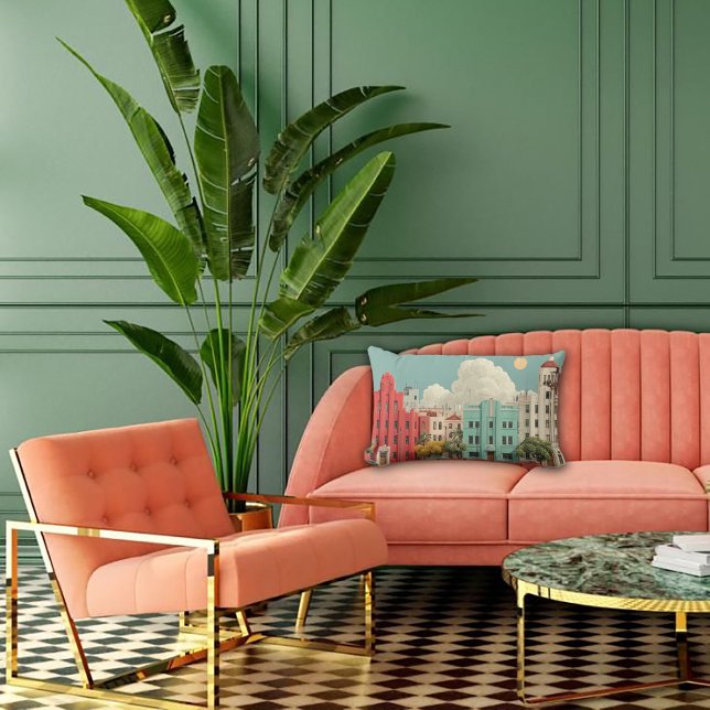 Deco Architecture Dreamscape Lumbar Cushion (Creator Uploaded)