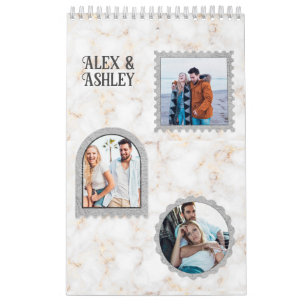 Deco Art Modern Customised Photo Name Calendar