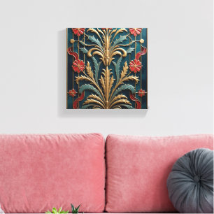 Deco Bouquet Moderne Canvas Print