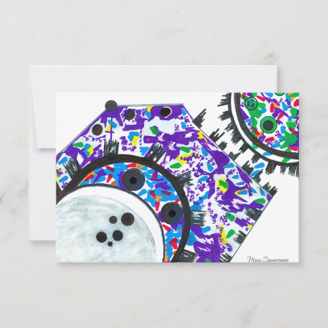 "Deco Cogs" Post Cards (Front)