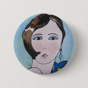 Deco Darling 6 Cm Round Badge