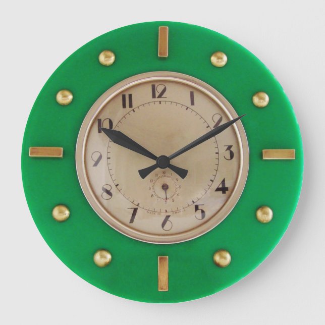 Deco Design Wall Clock (Front)