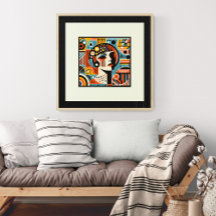 Deco Diva: A Geometric Tribute