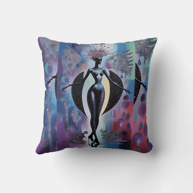 Deco Dreaming - Ken Gauge Art Cushion (Back)