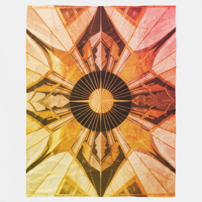 Deco Elegance Fleece Blanket (Front)