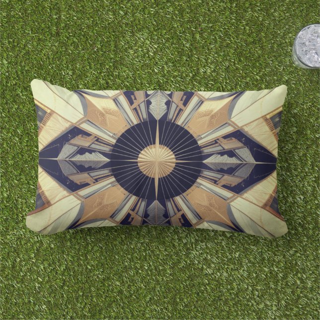 Deco Elegance Lumbar Cushion (Grass)