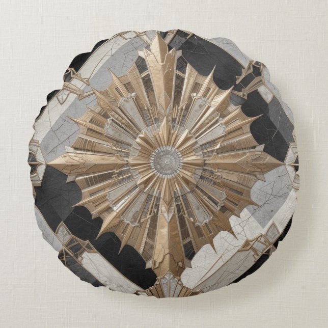Deco Elegance Round Cushion (Front)