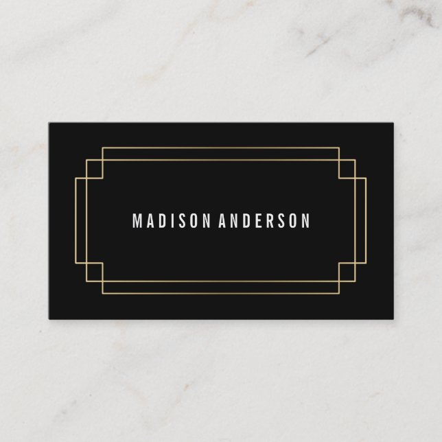 Deco Frame | Business Cards (Front)