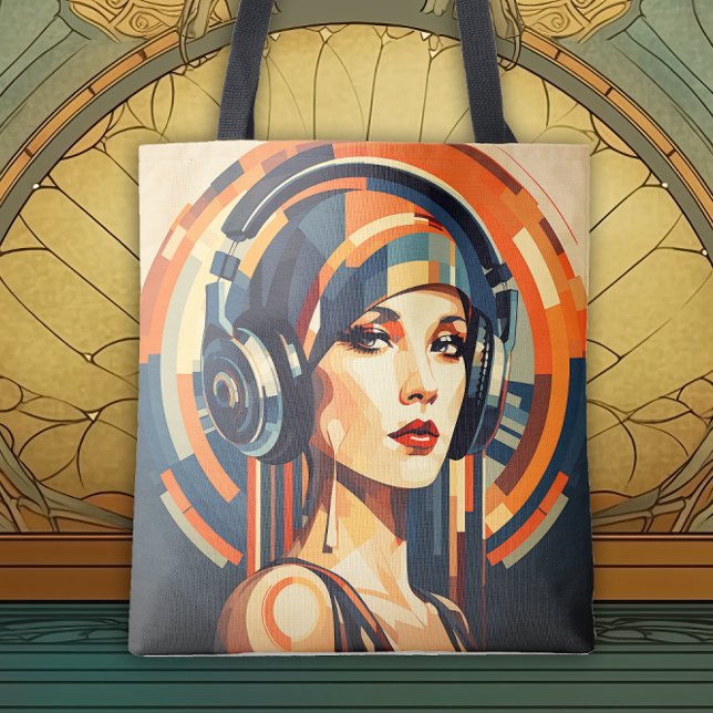 Deco Glamour Reimagined Tote Bag (Creator Uploaded)