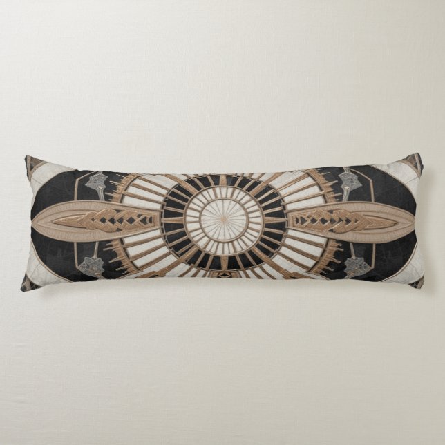 Deco Golden Dash Body Cushion (Front)