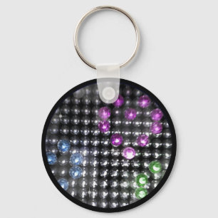 DECO-HEART round Key Ring