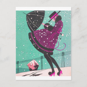 Deco Illustration Postcard