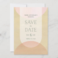 Deco-inspired Save the Date
