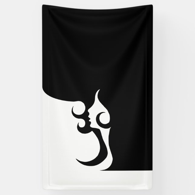 Deco Mod Woman Banner (Vertical)