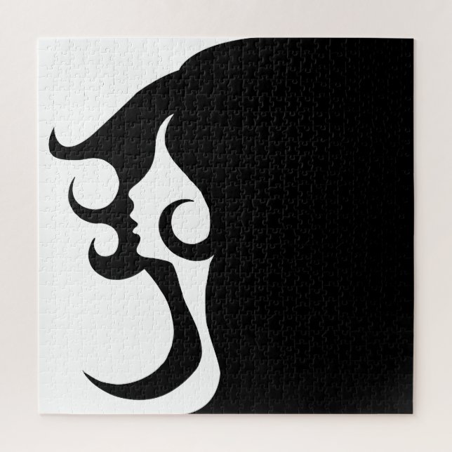 Deco Mod Woman Jigsaw Puzzle (Vertical)