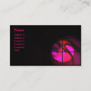 deco moon business card