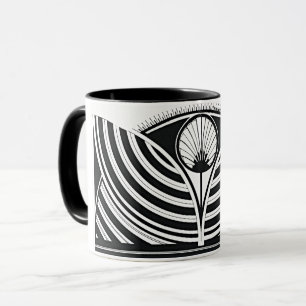 Deco Noir Geometry Mug