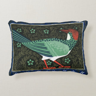 Deco Painted Bird Pillow 16" x 12"