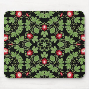 Deco Red Passionflower Mousepad