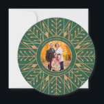 Deco Snowflake Christmas Photo Card<br><div class="desc">Photography courtesy of Rosie Gearheart: http://www.istockphoto.com/user_view.php?id=782914</div>