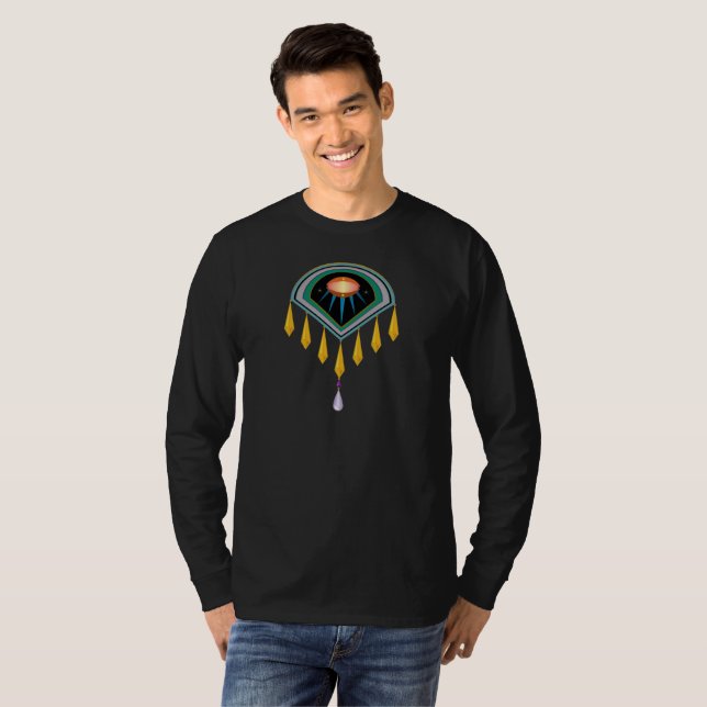 Deco Space Egg Unisex Long Sleeve Shirt (Front Full)