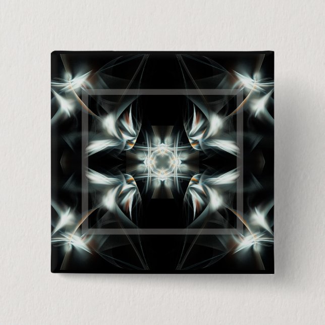 Deco Star 15 Cm Square Badge (Front)