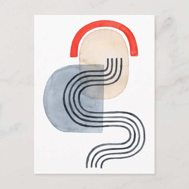 Deco Sunrise IV Postcard (Front)