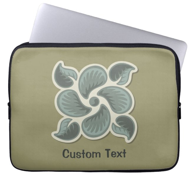 Deco tile 2 laptop sleeve (Front)