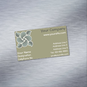 Deco Tile 2 Magnetic Business Card
