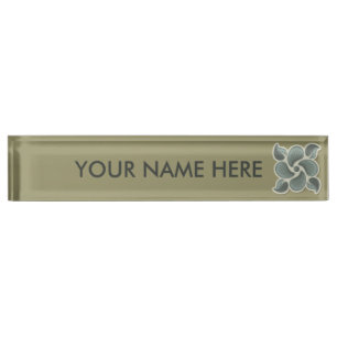 Deco tile 2 nameplate