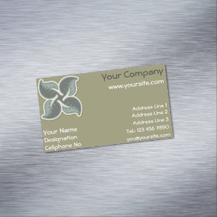 Deco tile 3 magnetic business card