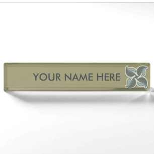 Deco tile 3 nameplate