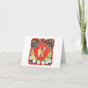 Deco Valentine Couple Card