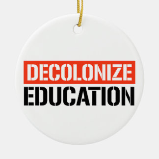 Decolonise Education Ceramic Tree Decoration