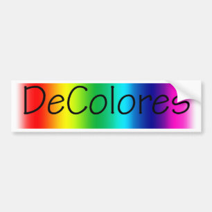 DeColores Bumper Sticker