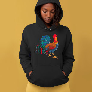DeColores Cursillo Colourful Rooster Hoodie