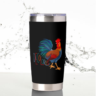 DeColores Cursillo Colourful Rooster Insulated Tumbler