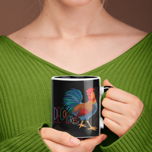 DeColores Cursillo Colourful Rooster Mug
