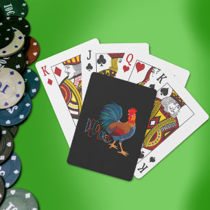 DeColores Cursillo Colourful Rooster Playing Cards