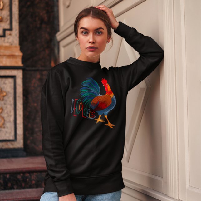 DeColores Cursillo Colourful Rooster Sweatshirt (Creator Uploaded)